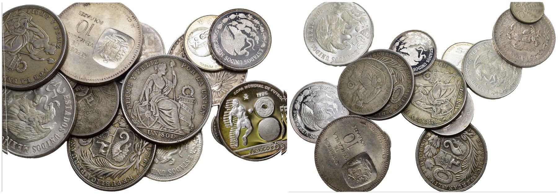 Alle Münzen: Süd & Mittelamerika Lot Silber – Gebraucht aus Bern von numismatictops