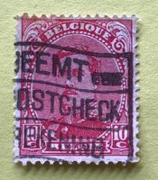 Briefmarken aus Belgien König Albert I. gestempelt