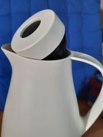 Isolierkanne/ Thermoskrug 1Liter, weiss, von Leifheit