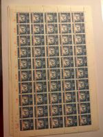 1 Briefmarkenbogen Helvetia 50 x 50er Marken, Top Zustand!