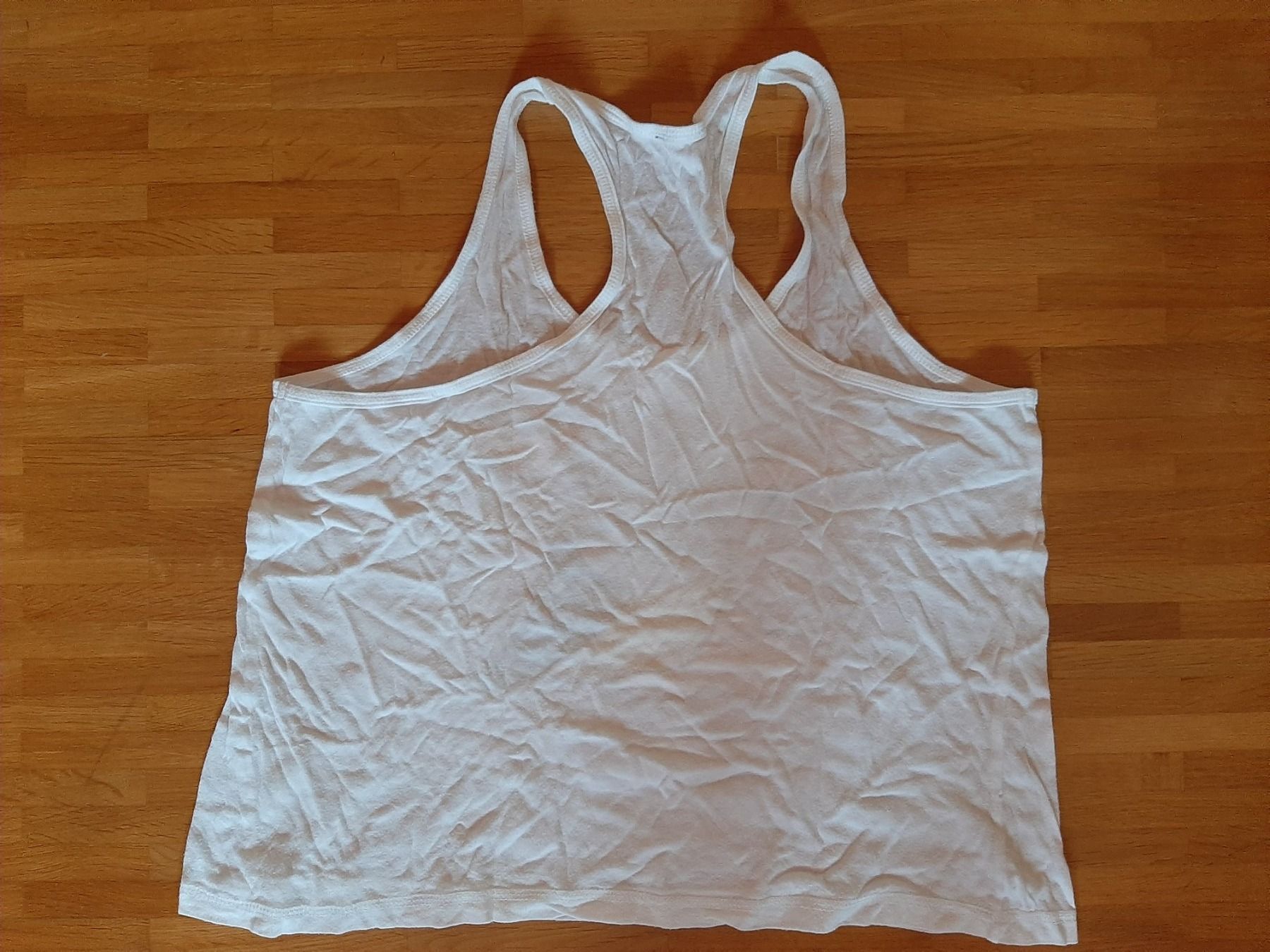 Camicie, T-shirt & Polo: Top Baumwolle weiss mit Vogelmotiv – Usato da Oberlunkhofen venduto da dreihaselnuesse 1