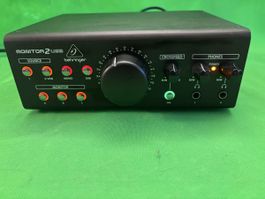 Behringer Monitor2USB Studiomonitor Controller schwarz