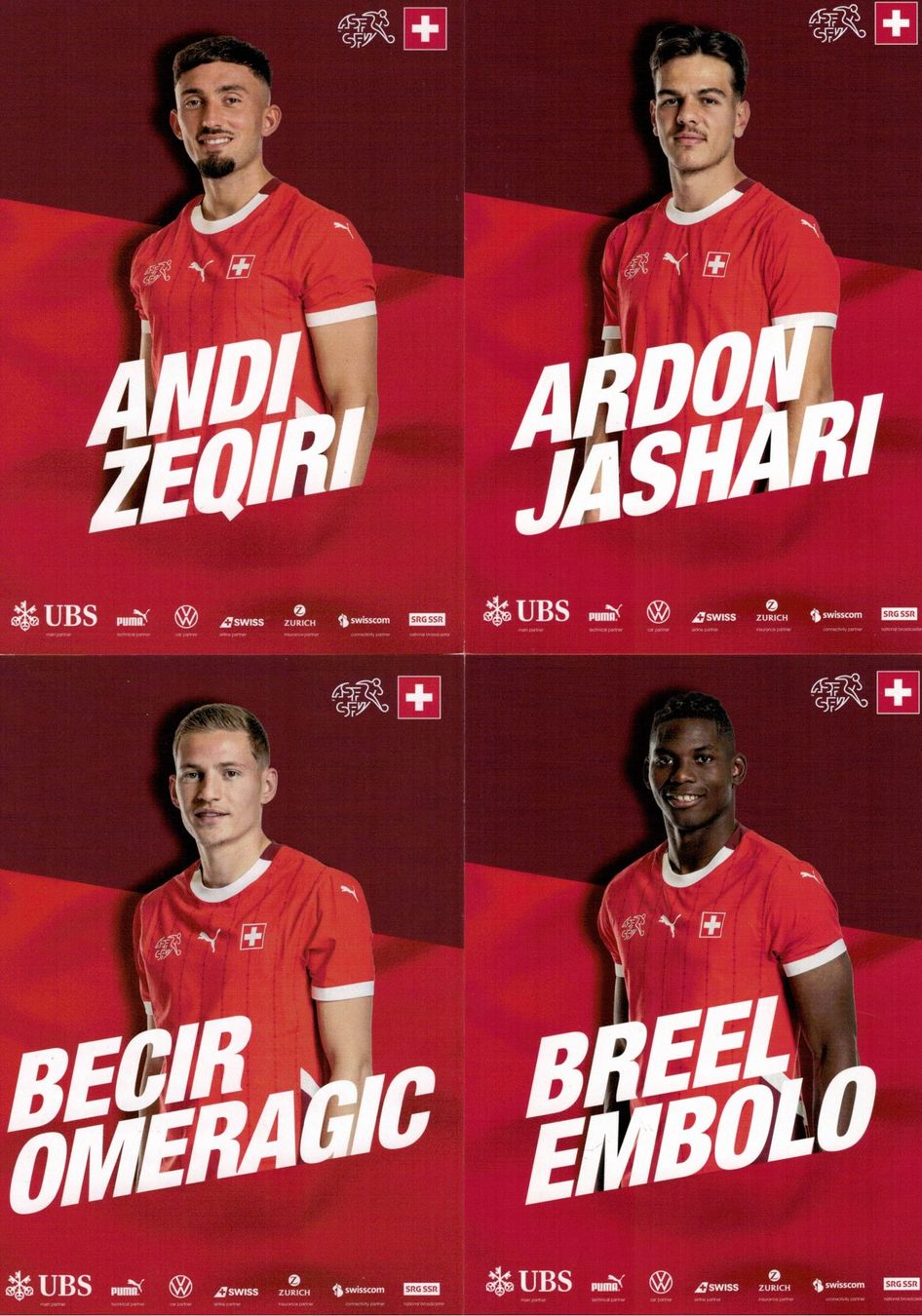 Autografi: Schweizer Nati original SFV Autogramm Sammlung Set 35 Karten – Nuovo (secondo la descrizione) da Thalwil venduto da JogaB0nito 1