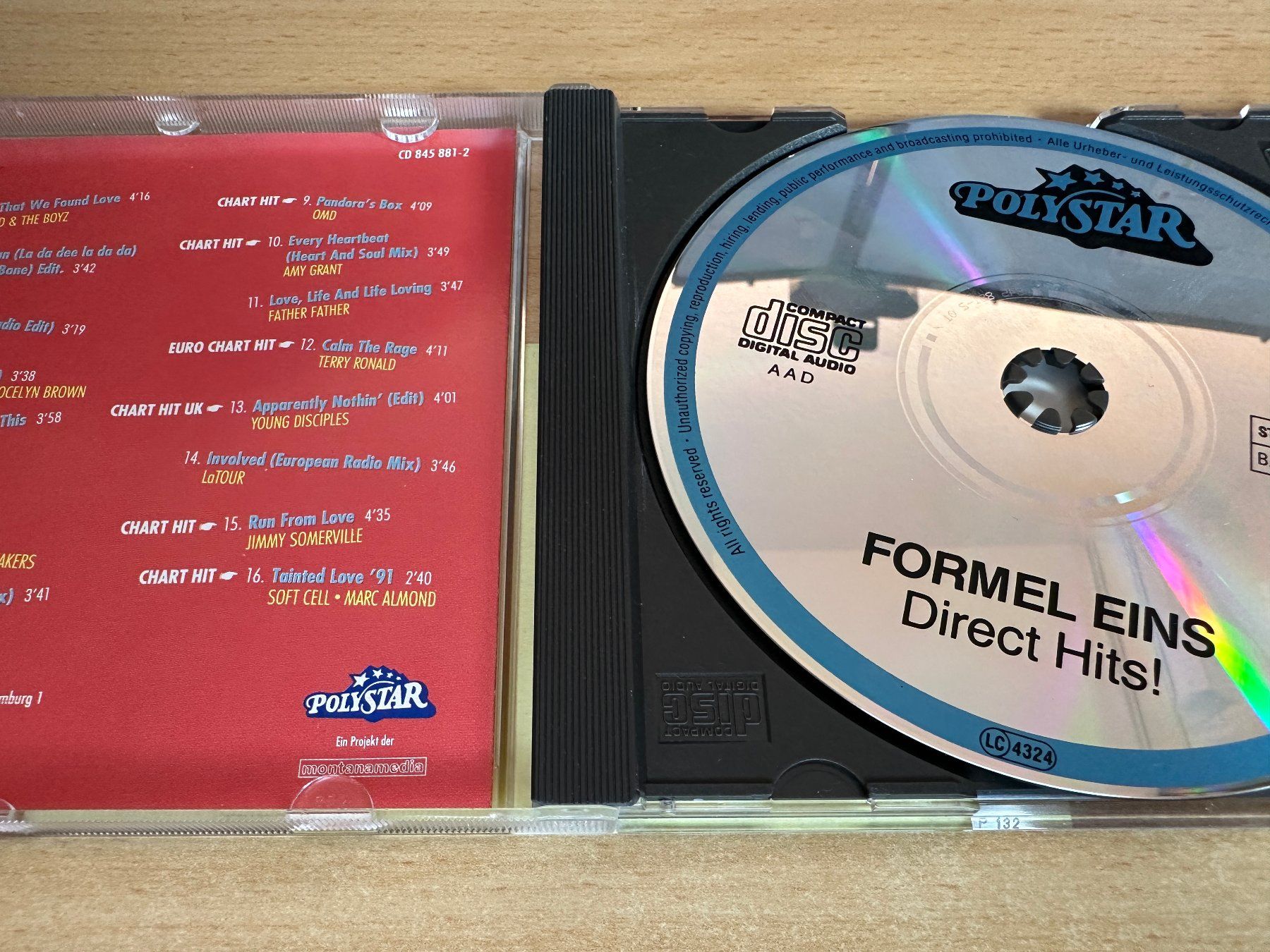 CD: Various – Formel Eins – Direct Hits! – Usato da Rikon im Tösstal venduto da Alpenmutz 2