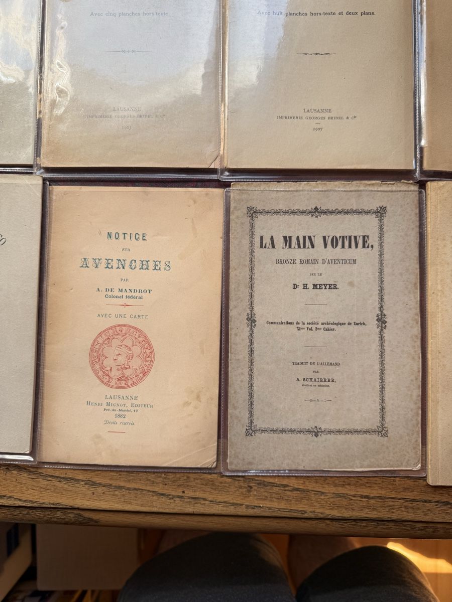 Libri: Lot d'exception : "Pro Aventico" / Avenches Romaine – Usato da Fribourg venduto da Ardoffel 4