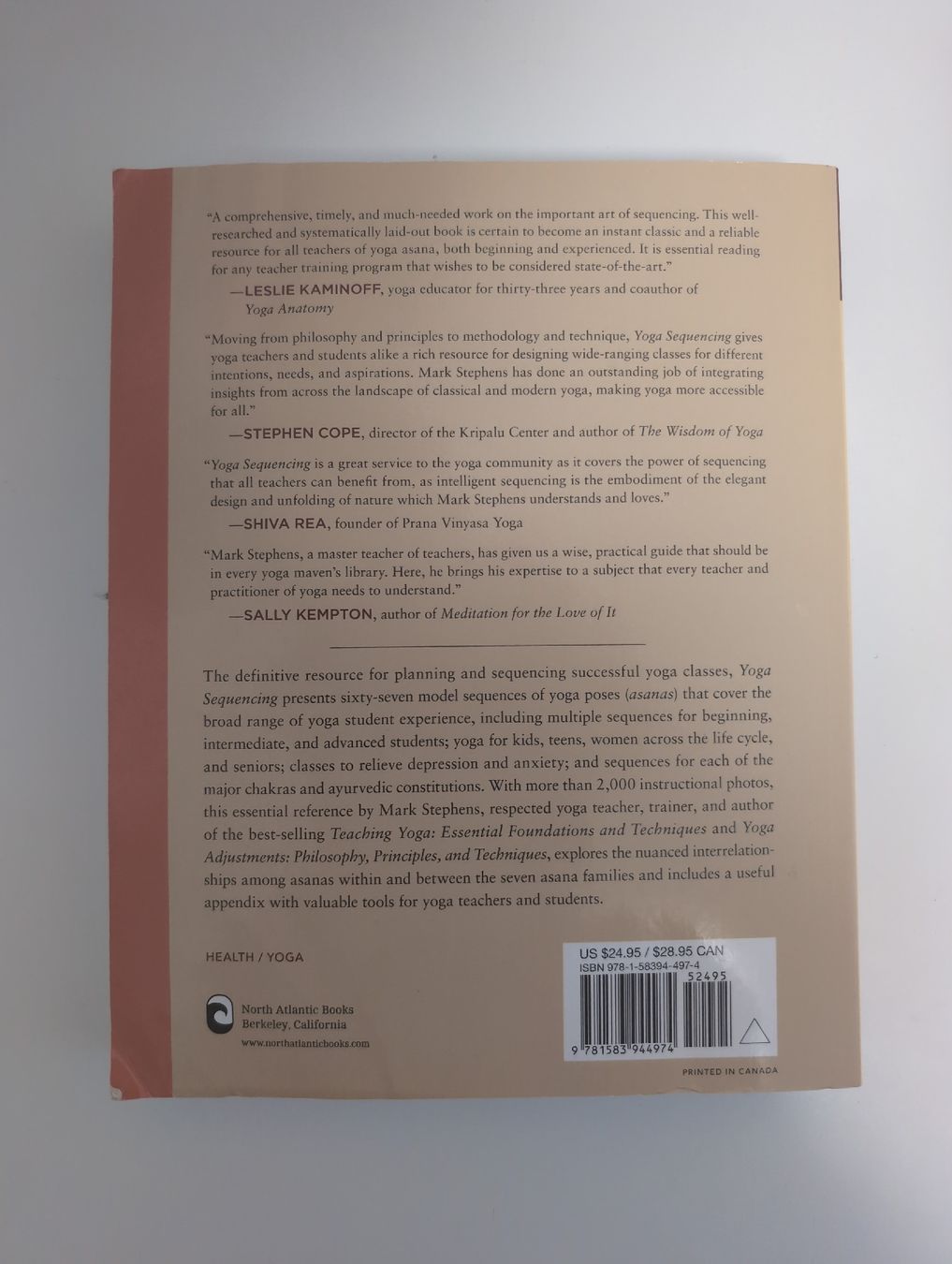 Livres: Libro Yoga sequencing in inglese  – D'occasion à S. Pietro par van_2826 1