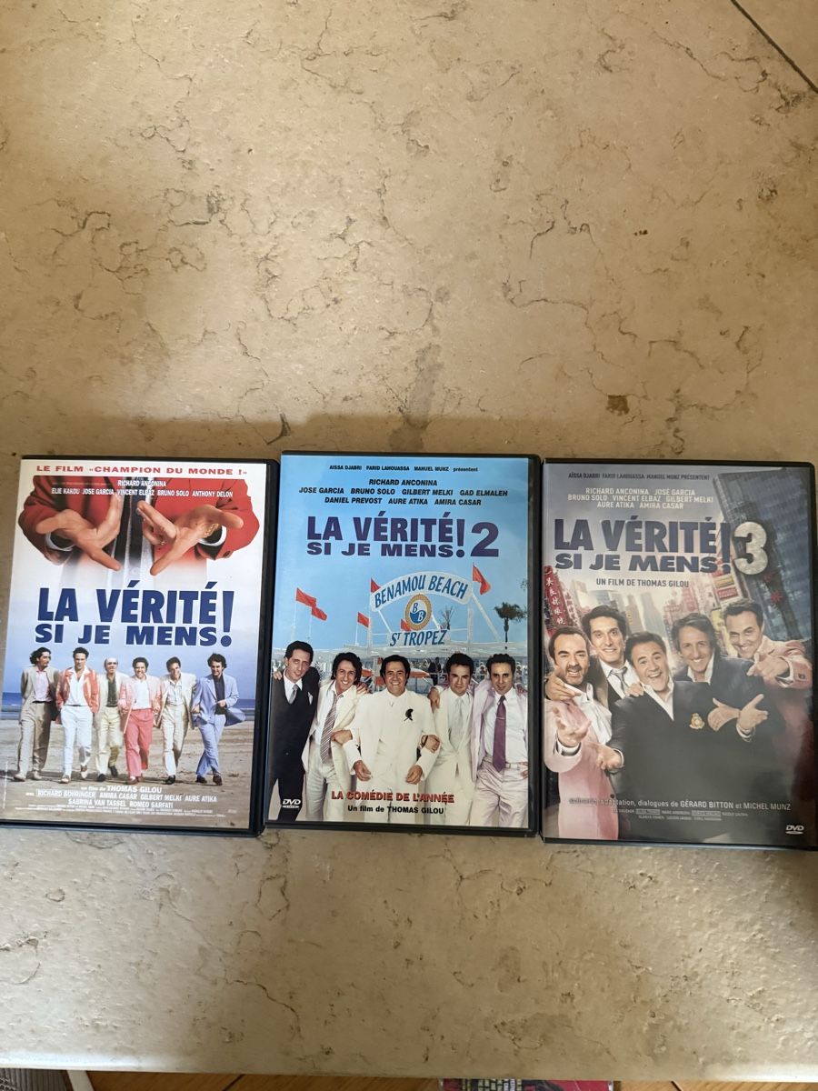 Alle DVDs: Trilogie: La Vérité si je mens – Gebraucht aus Troinex von grigri2020