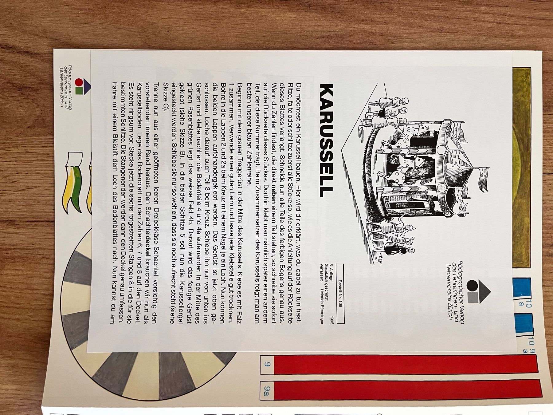 Kit bricolage: 1 Modellbogen Pädagogischer Verlag Karussell – Usato da Büsserach venduto da bor_s88m