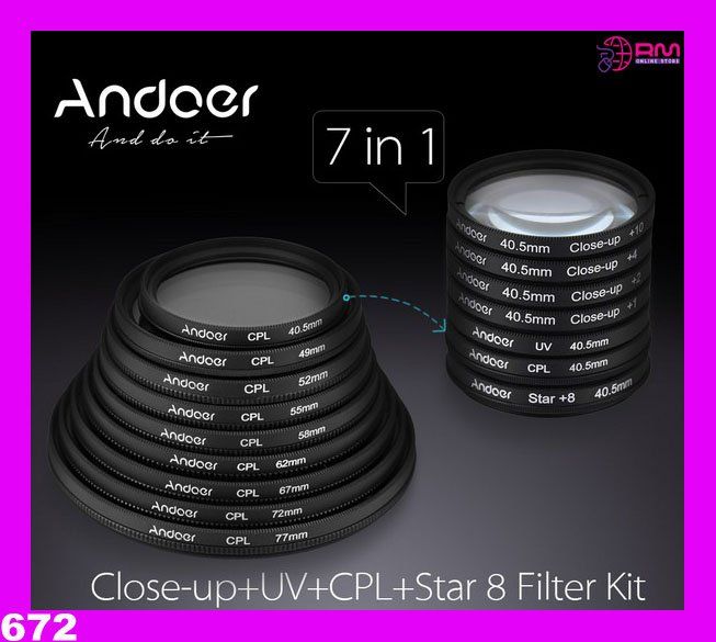 Filtri: 58mm|52mm UV Filter + CPL + Start8 + Close-up – Nuovo e nell'imballaggio originale da Unterägeri venduto da RmOnline