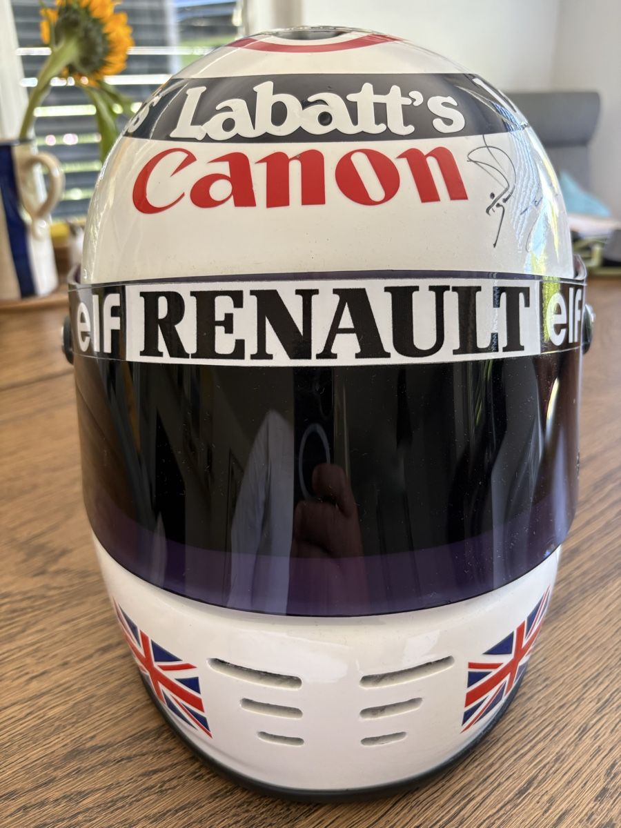 Arai Sonstiges zum Sammeln & Seltenes: Signed Autographed Nigel Mansell 1992 Full Size Helmet – Gebraucht aus Allaman von Bertie555 4