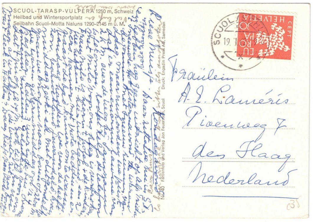Cartoline postali: Scuol - Gondelbahn Motta Naluns – Usato da Binningen venduto da Mountainrider 1