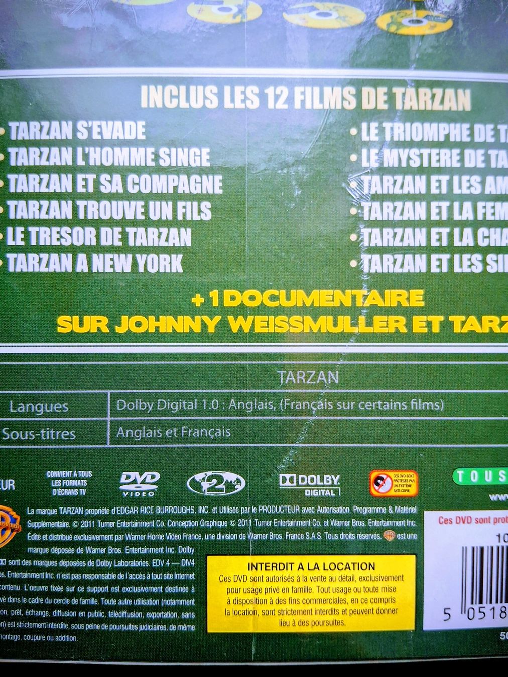 Tutti i DVDs: Tarzan – Nuovo e nell'imballaggio originale da Aigle venduto da Marcagapit 4
