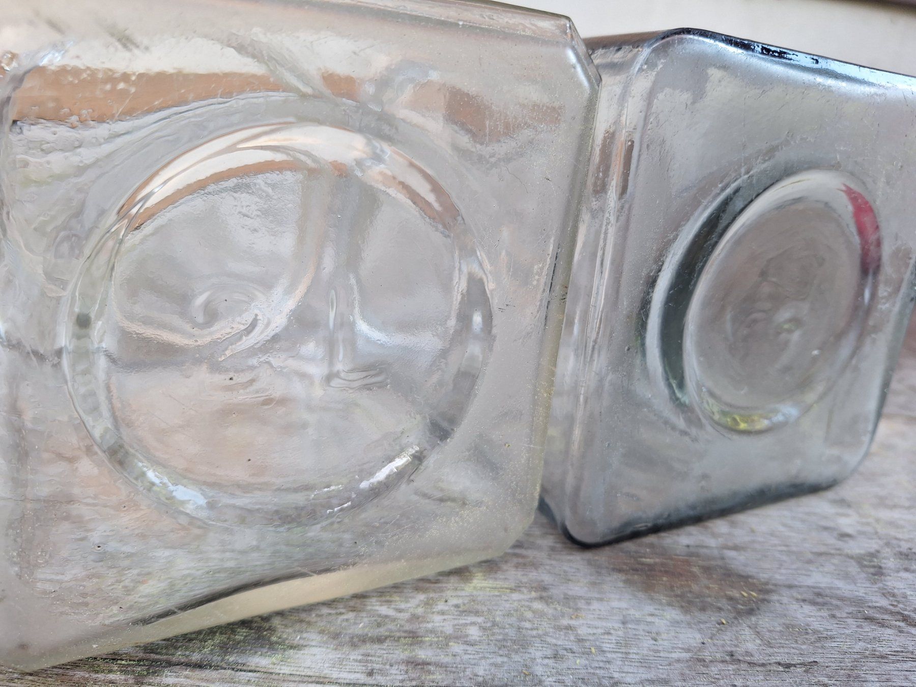 Gläser: 2 STK ANTIKE 2LITER BUTTERGLÄSER – Gebraucht aus Huttwil von Kunterbuntli 4