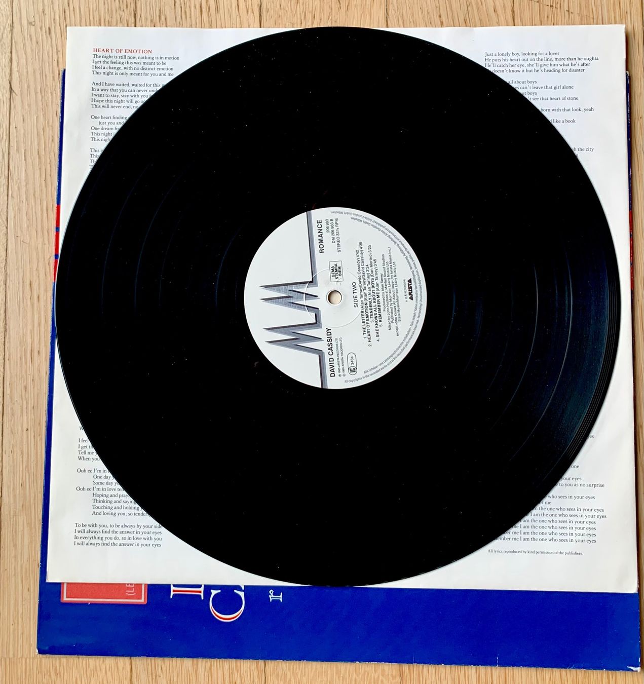 Dischi in vinile: David Cassidy Romance – Usato da Zürich venduto da Fieber 5