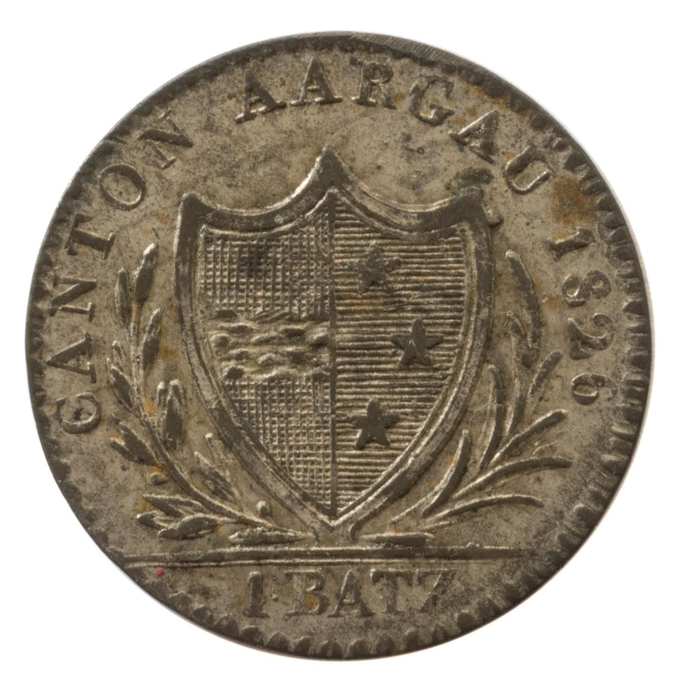 Tutti le monete: Aargau 1 Batzen 1826 Vierpass – Usato da Rotkreuz venduto da Swiss-Coins
