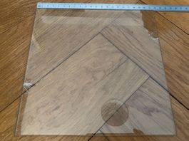 Plateau en verre 215*215*3mm
