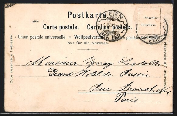 Cartes postales: Litho Gurten-Kulm Bern, Totalansicht mit – D'occasion à Berlin par bartko-reher 1