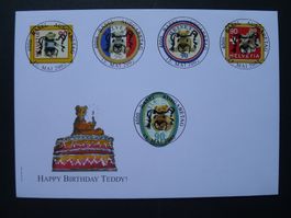 2002 Nr. 1054-1058 auf FDC mit ET-Vollstempel
