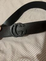 Gucci Gürtel Leder Braun Top Zustand Accessoire Sommer
