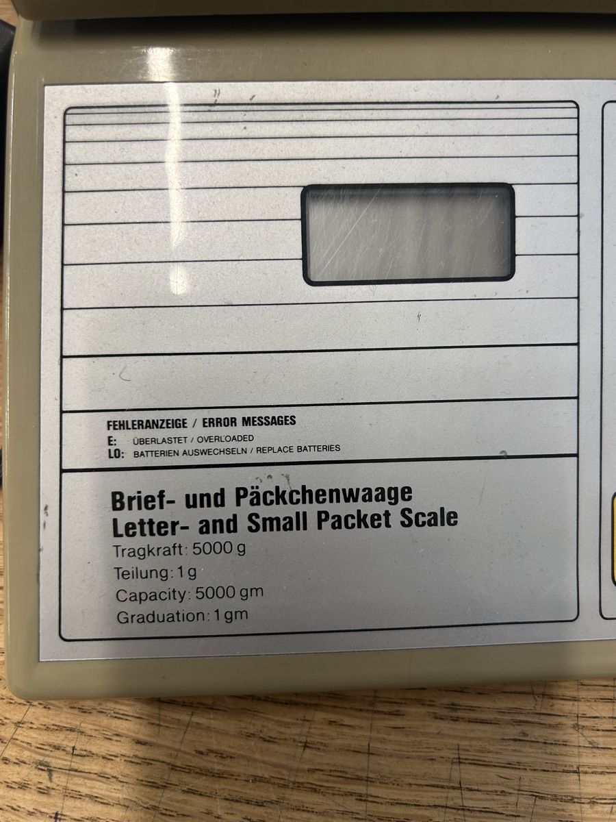 Sonstige Bürotechnik: Brief- und Päckchenwaage – Defekt aus Zürich von BashasBrockenhaus 1