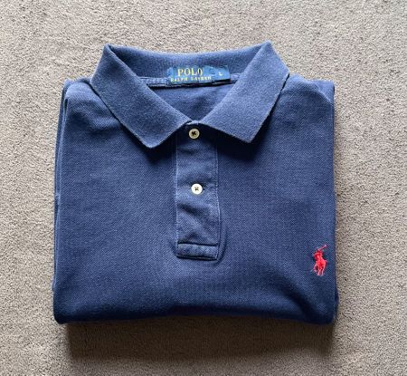 Langärmliges Polo Ralph Lauren Poloshirt Gr. L