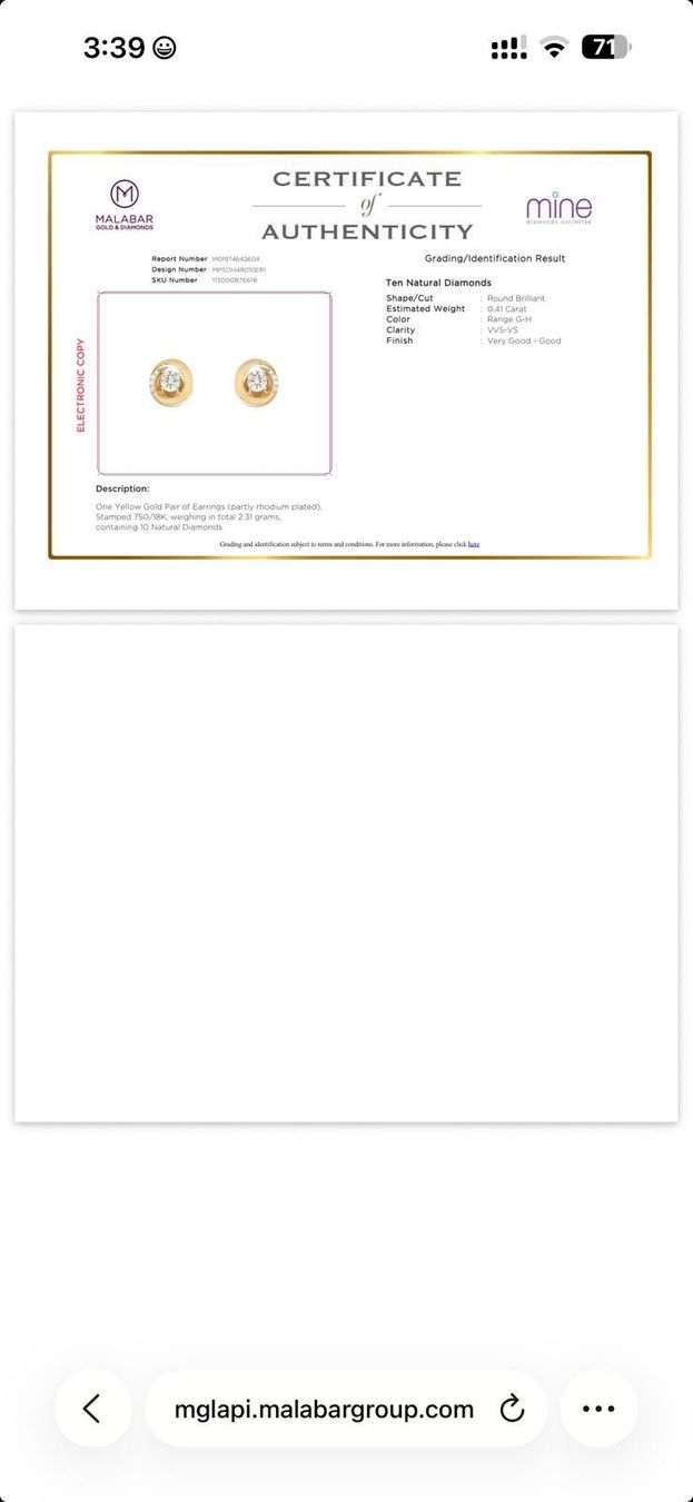 Ohrringe & -stecker: Ohrstecker Gold – Neu und originalverpackt aus Mels von GaMi77 1