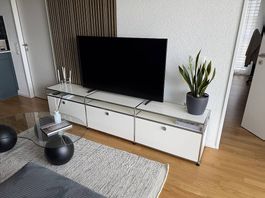 USM Haller Sideboard Weiss RAL 9010 Top Zustand / TV-Möbel