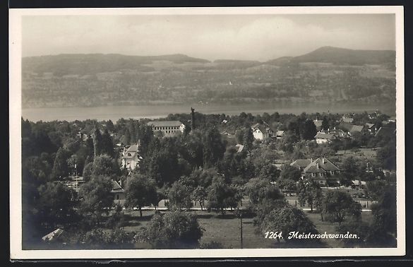 Cartoline postali: Meisterschwanden, Totalansicht mit Anlag – Usato da Berlin venduto da bartko-reher