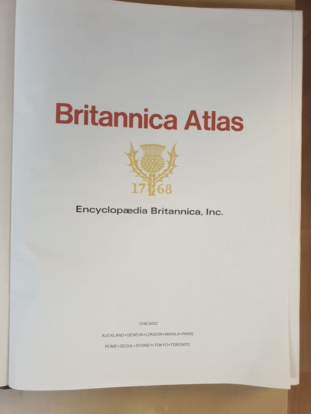 Libri: Britannica Atlas.  Massige Ausgabe in grossem Format – Usato da Schaanwald venduto da sch_8wqv 3