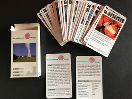 Kartenspiel Quartett KERNKRAFTWERK GÖSGEN 14x4+2 Karten
