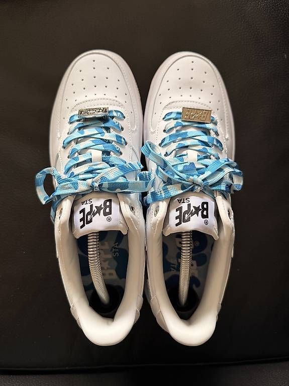Scarpe da uomo: Bape Bapesta Blue Camo EU 45 – Usato da Kriens venduto da R98K 1