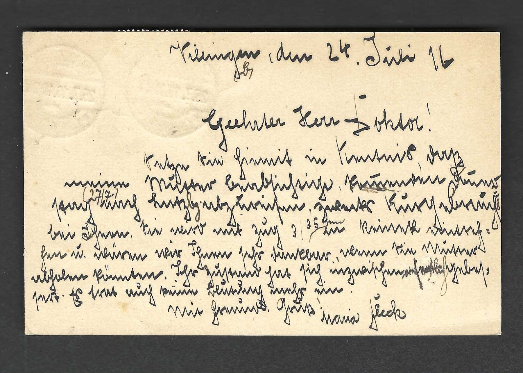 Alle Briefmarken: Deutsches Reich 1 Postkarte – Neu (gemäss Beschreibung) aus Koblenz von Markenhimmel 1