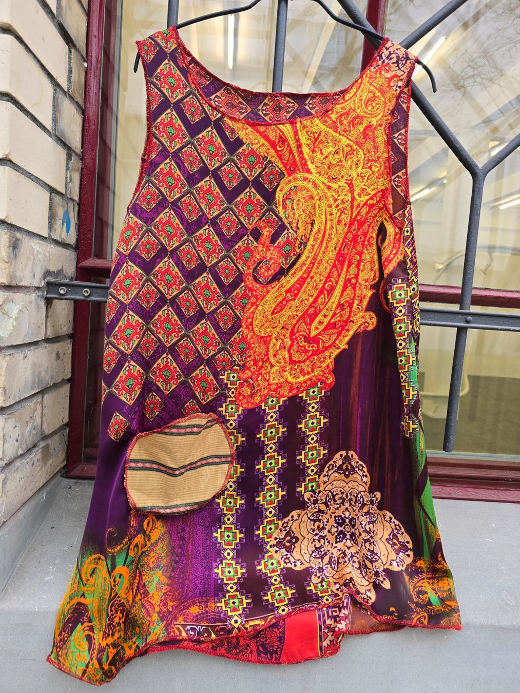 Vestiti: Kleidung: Hängerkleid Seide bunt – Nuovo (secondo la descrizione) da Romanshorn venduto da Rachacha