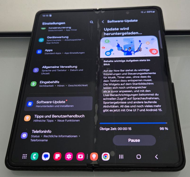 Samsung Galaxy App Datum Und Uhrzeit Samsung Galaxy Z Fold3 5G