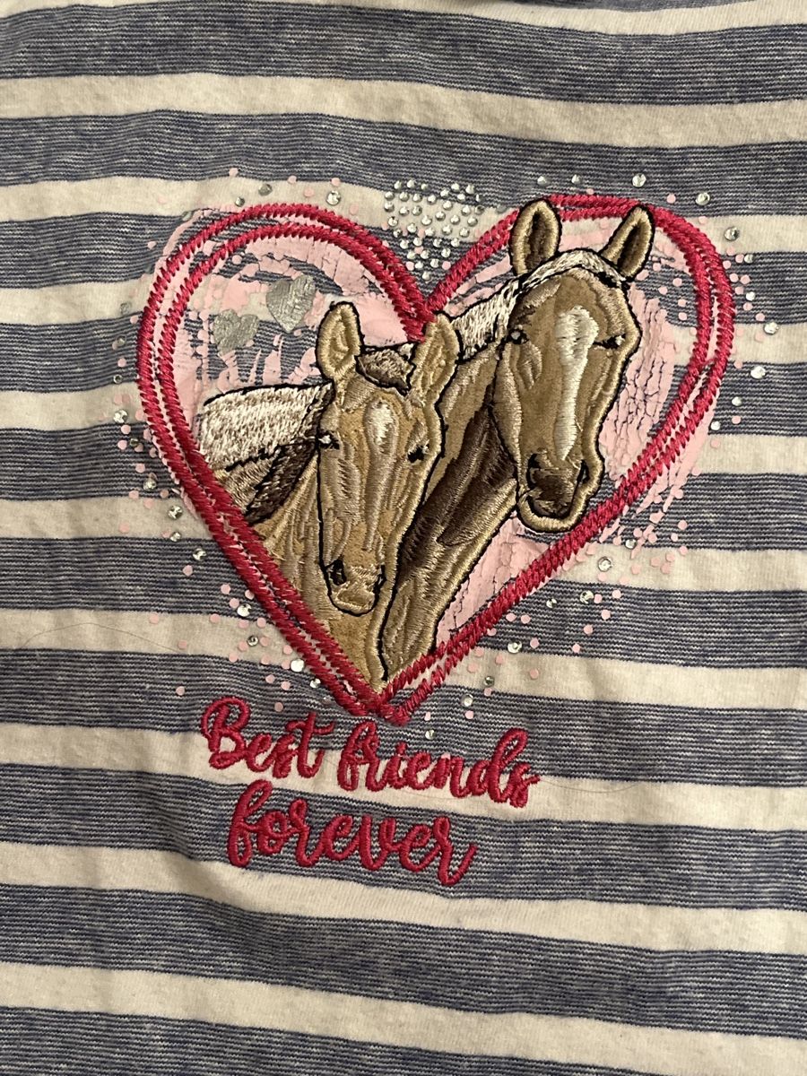 Blusen, T-Shirts & Tops: T-Shirt 104/110 Pferd – Gebraucht aus Andelfingen von estark 3