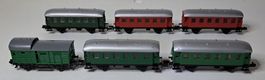6 x Diverse Personenwagen Spur N gebraucht