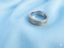 Calvin Klein Damen Ring mit Steinen, Grösse 54, Top!