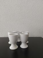 5er Set weisse Eierbecher