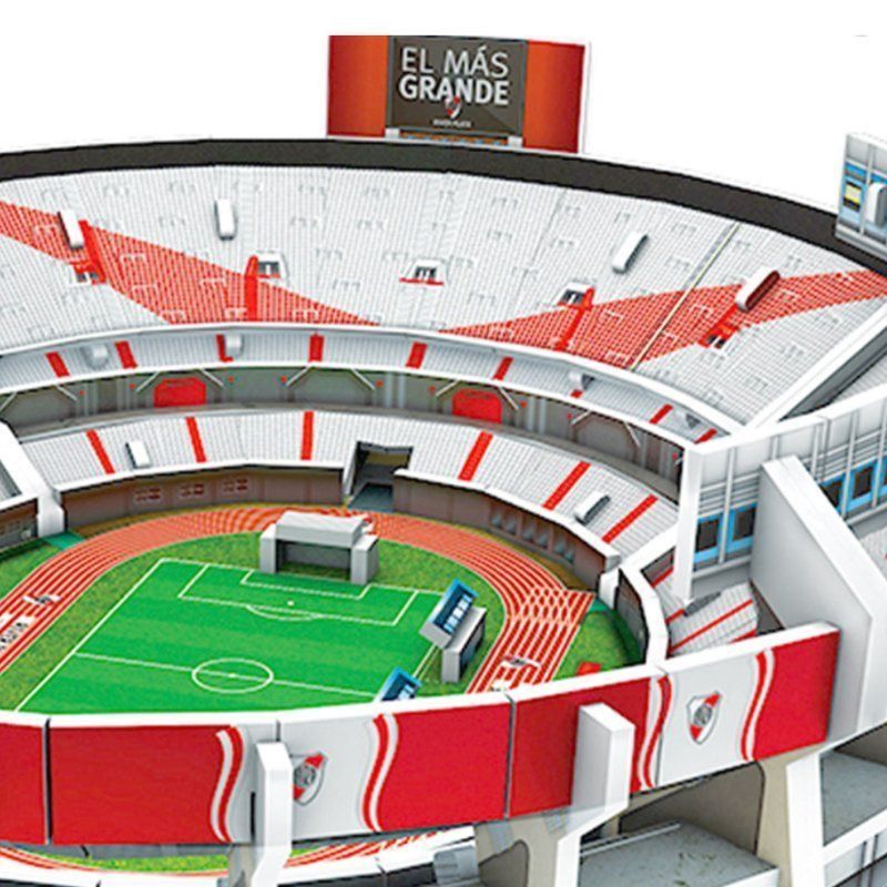 Puzzle: River Plate El Monumental 3D Puzzle – Nuovo e nell'imballaggio originale da Wil SG venduto da Football-Legends 2