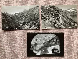 3 alte Ansichtskarten vom Sustenpass