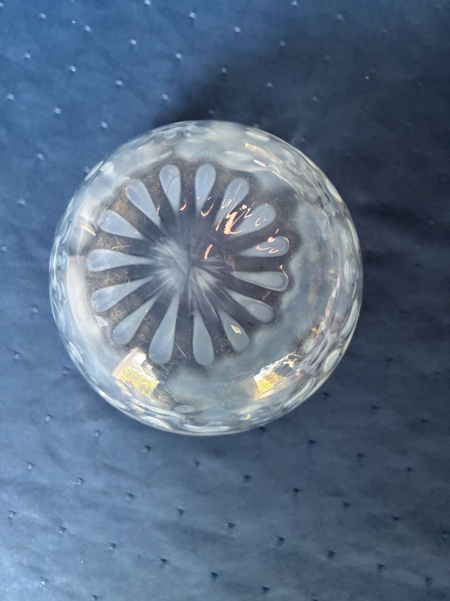 Bicchieri: Alte Glasschale mit Tropfenmuster – Usato da Dornach venduto da Rosengarten 2