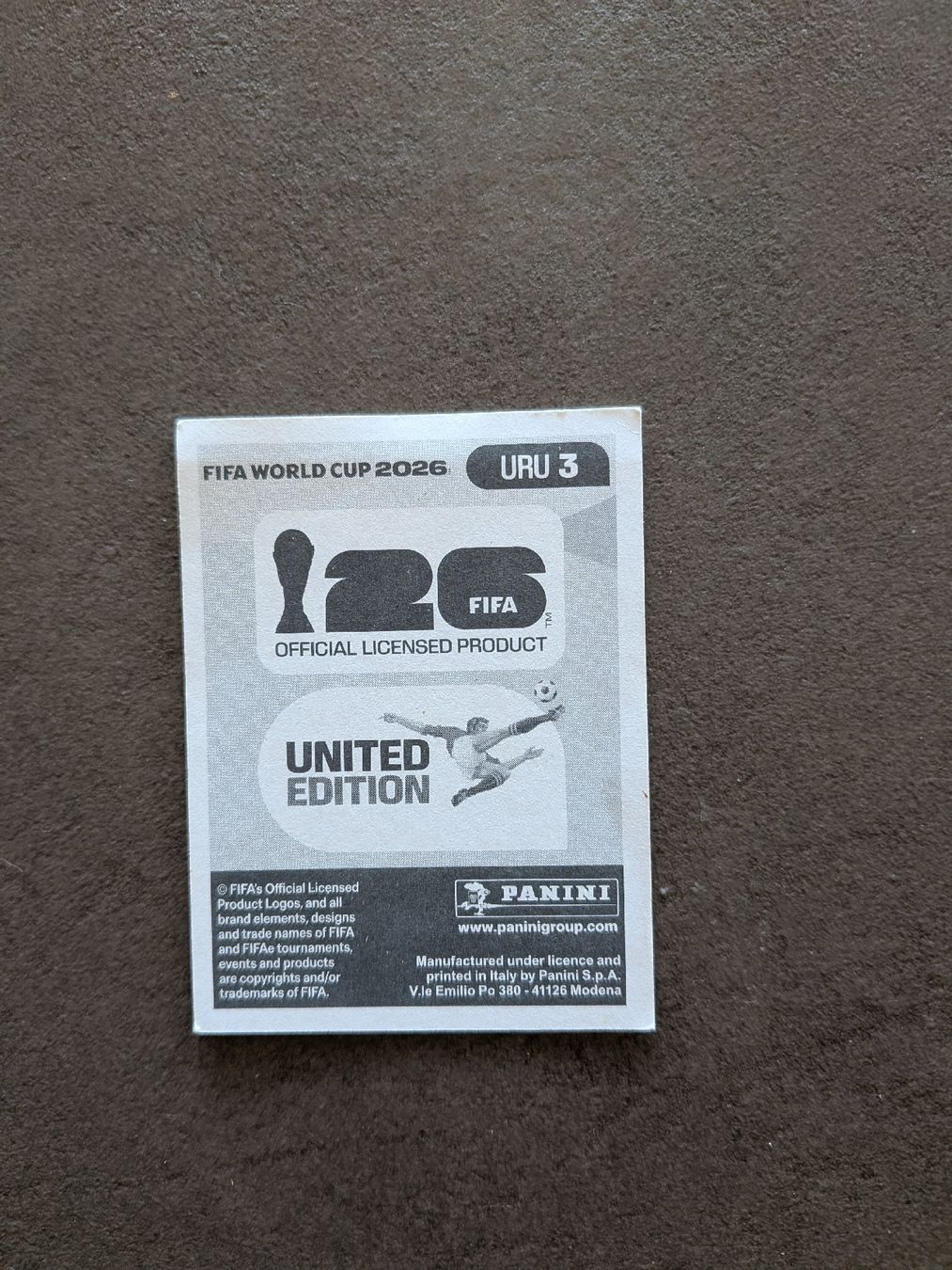 Panini Cartes à collectionner: Panini Bild URU 3 – D'occasion à Eschenbach SG par SanFranciscoCalifornia 1
