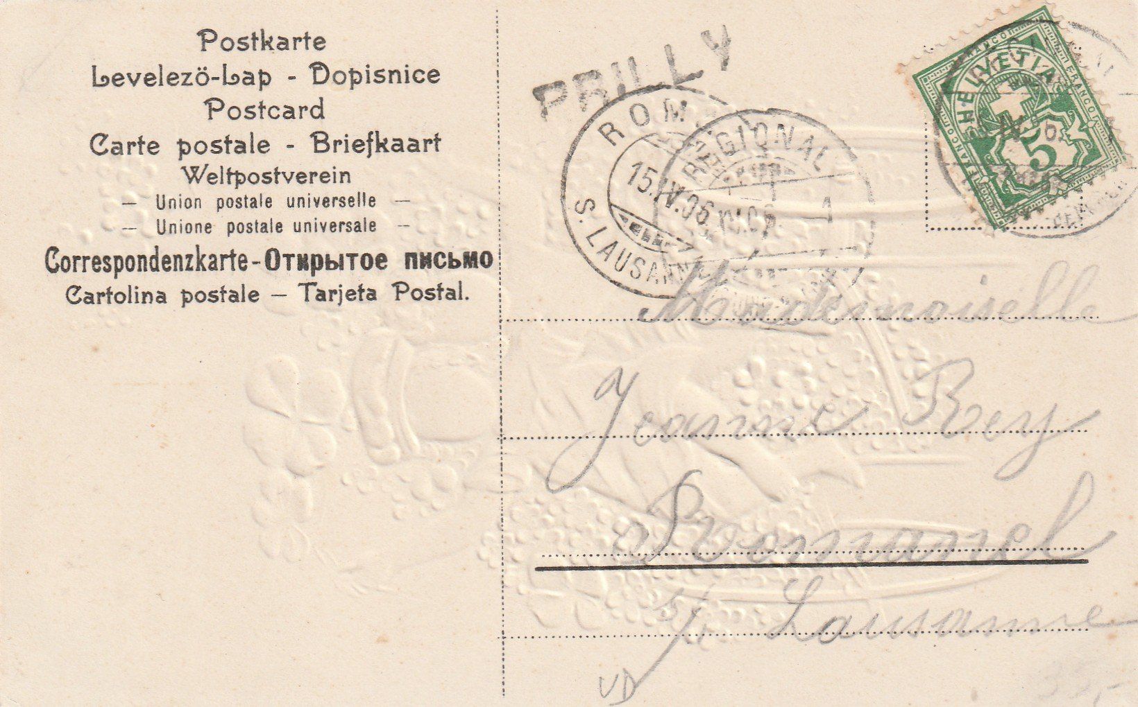 Cartoline postali: Bonne Fete mit Kinder – Usato da Rorschacherberg venduto da fratovi2 1