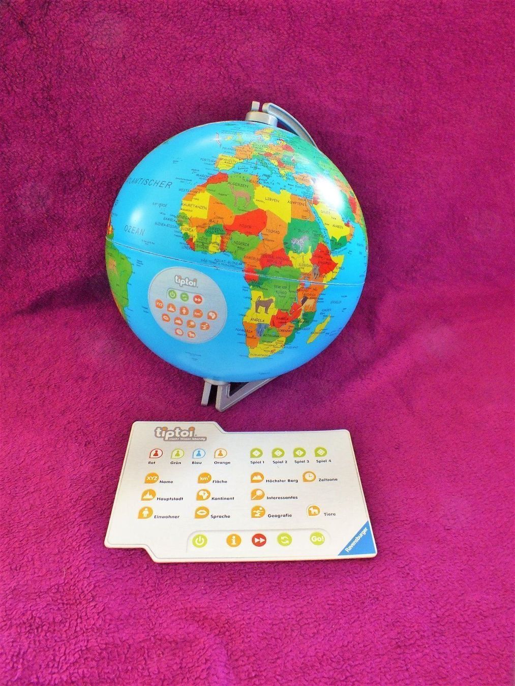 Ravensburger Giochi: tiptoi interaktiver Globus + Wimmelbuch – Usato da Müllheim Dorf venduto da Seeeule01 5