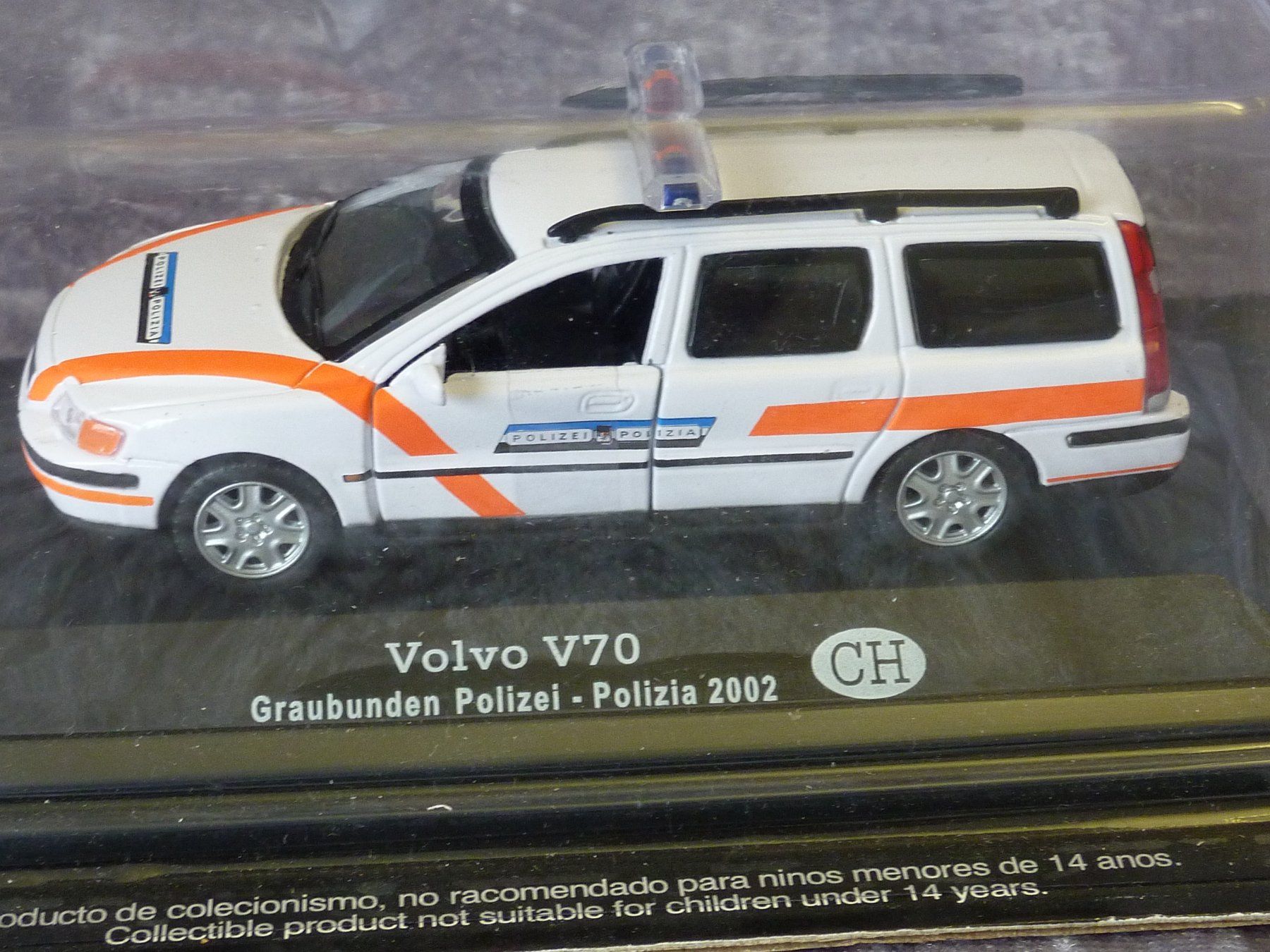 Volvo Modellini d'auto: Volvo V70 Polizei Graubünden  1:43 – Nuovo e nell'imballaggio originale da Dürrenäsch venduto da modellautos4you 3