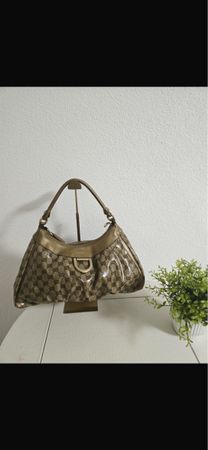 Gucci Original Handtasche beige braun gebrauchter Zustand