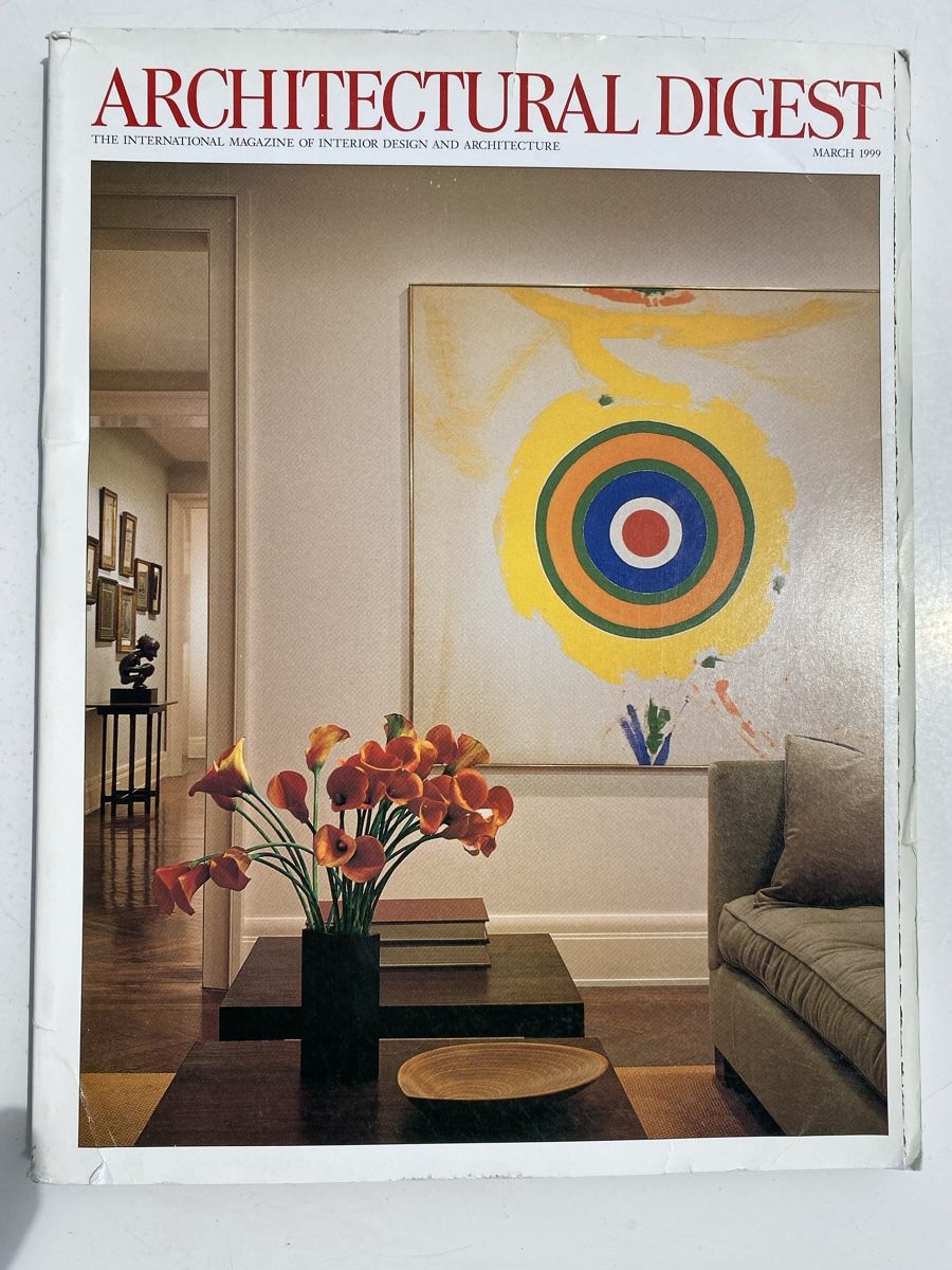 Riviste & Magazine: Architectural Digest AD 1999, KENNETH NOLAND – Usato da Zürich venduto da lesgarcons
