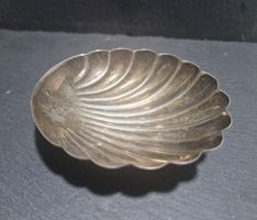 Schale Muschelform „Silver Plated“
