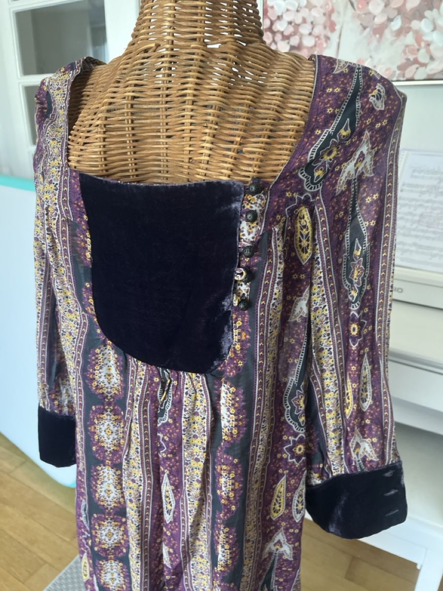Max Mara Robes: Kleid mit Samtbesatz, violet, Max&Co. – D'occasion à Solothurn par Bobesch08 1