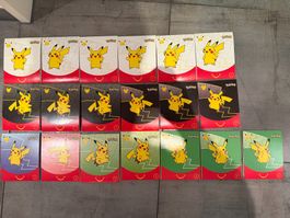 19x Pokémon McDonald's 25th Anniversary 2021